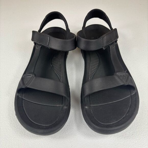 Teva Black Hurricane Drift Sandals Men’s Sz 12 - Picture 4 of 7
